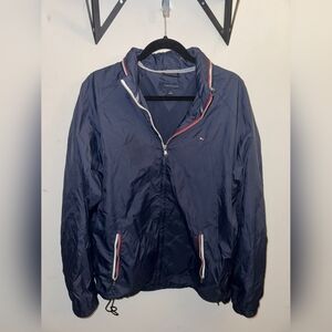 Navy Windbreaker Jacket